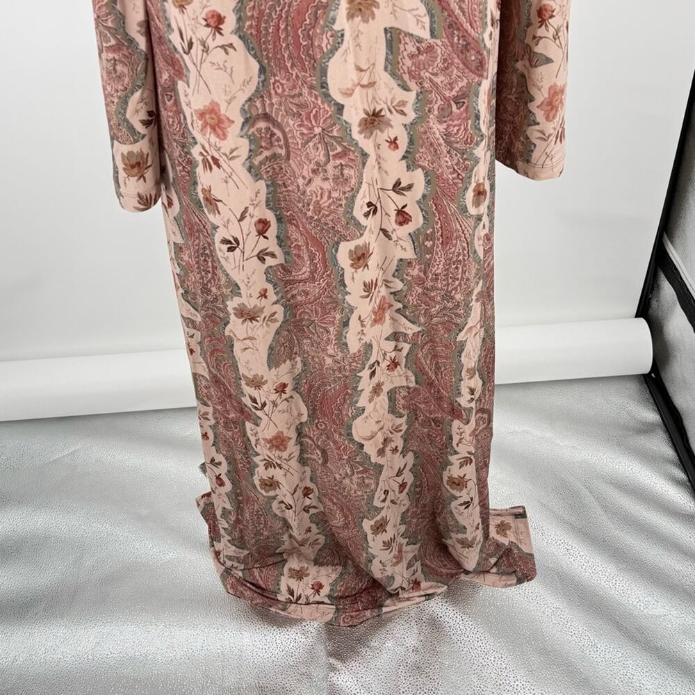 All Saints Susannah Cascade Maxi Dress Removable Sleeves Boho Floral US Size 0 - Picture 7 of 14